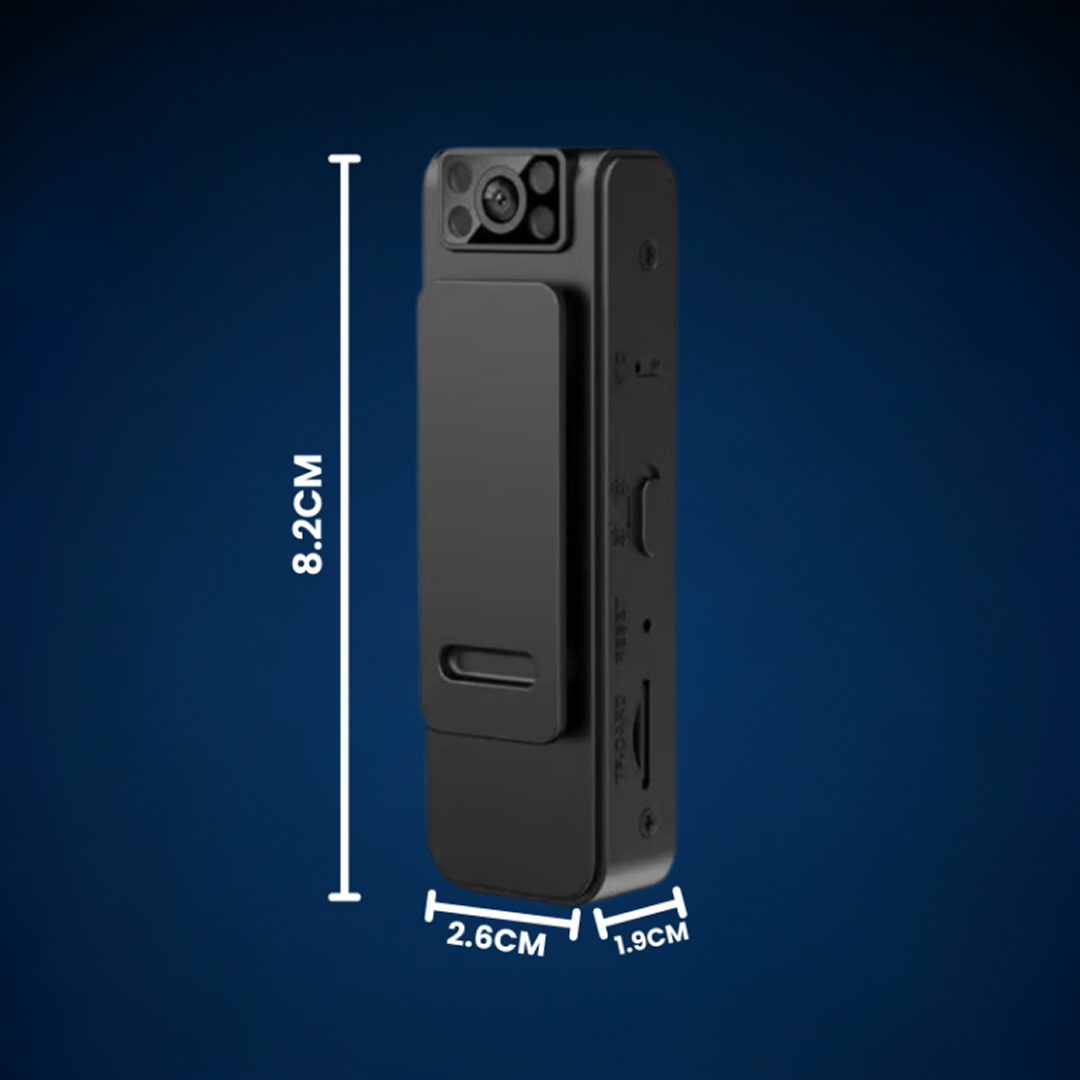Mini Camera Video Actiune 2K | Stabilizare 5 Axe | WiFi Control Aplicatie | Obiectiv Rotativ 180° | Compacta Portabila