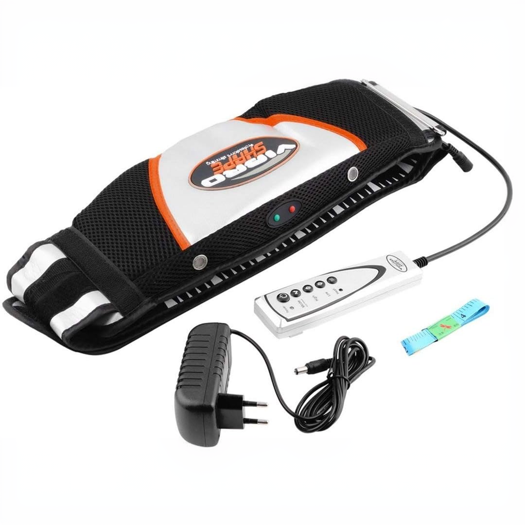 Centura Abdominala Masaj Vibro Shape Cu Incalzire | Vibratii Pentru Talie | Controler | Modelare Si Relaxare