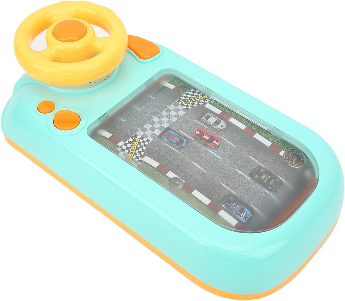 Volan + Cadou Surpriza | Volan Interactiv Cu Circuit Curse, Sunete Si Functii | USB | Pentru Copii 3-6 Ani