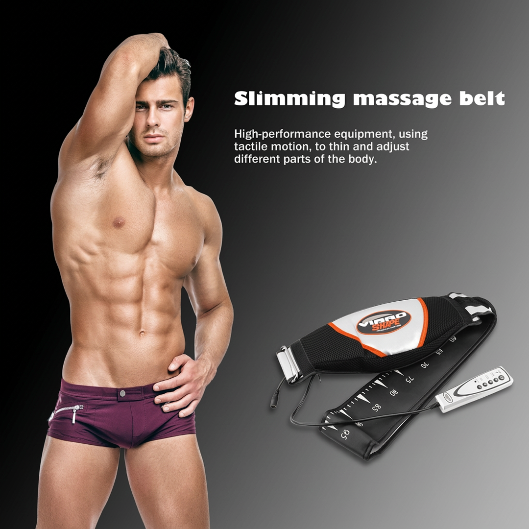 Centura Abdominala Masaj Vibro Shape Cu Incalzire | Vibratii Pentru Talie | Controler | Modelare Si Relaxare