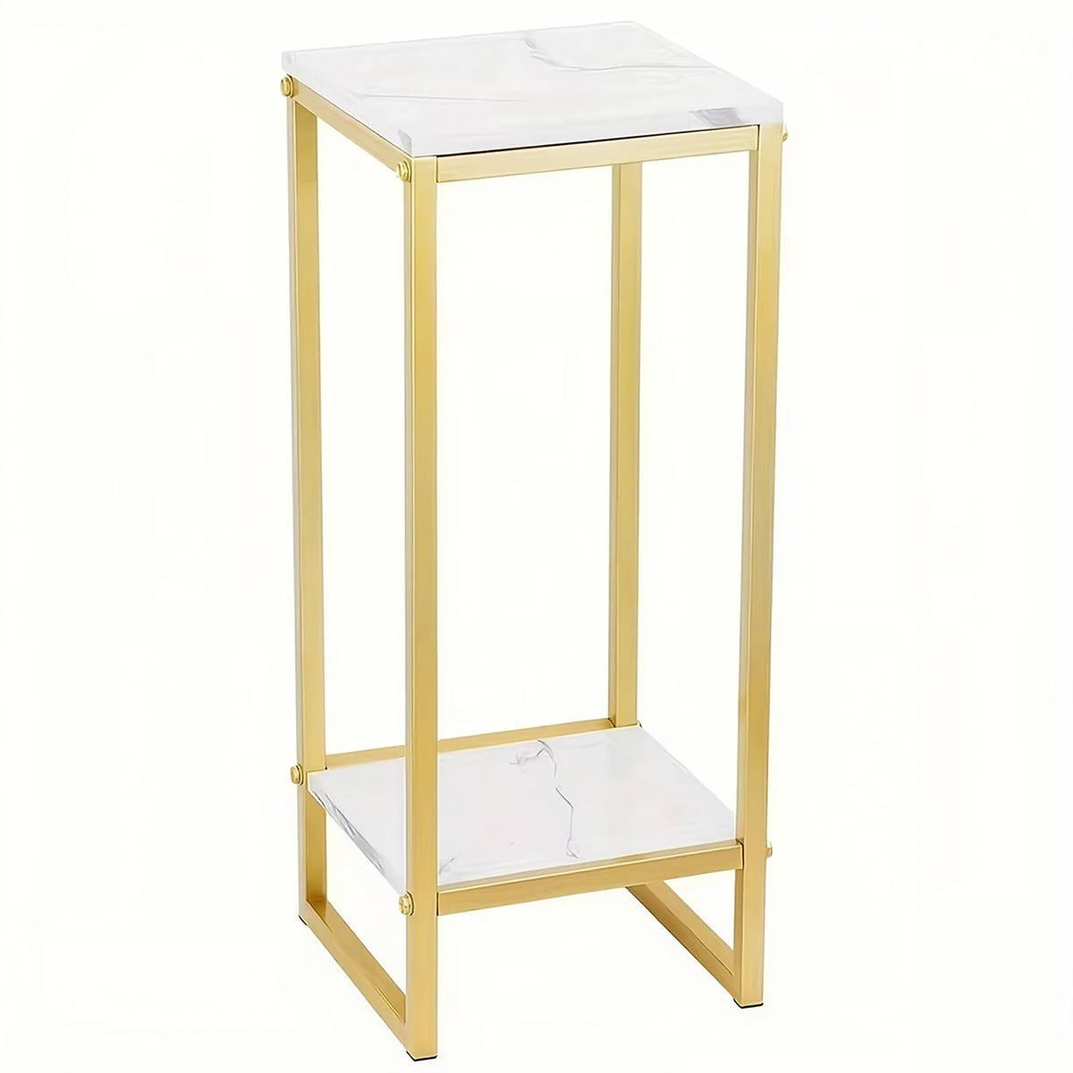 Suport pentru Flori cu 2 Rafturi | Etajera Metalica pentru Plante | 75x24