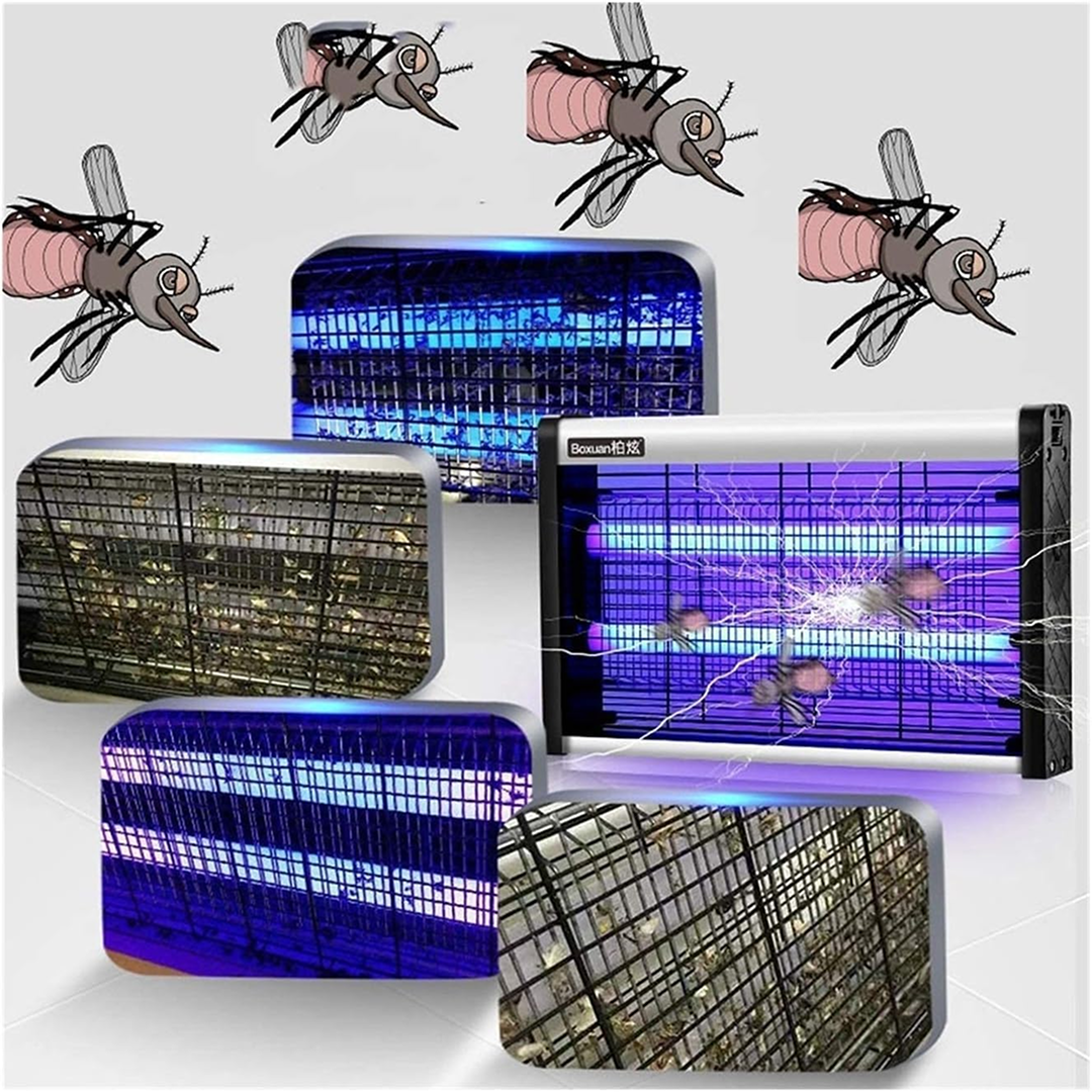 Aparat Anti-Insecte Electric UV Profesional | 3 Variante 20W / 30W / 40W | 220V | 50mp | Carcasa Aluminiu | Fara Chimicale | Interior si Terasa