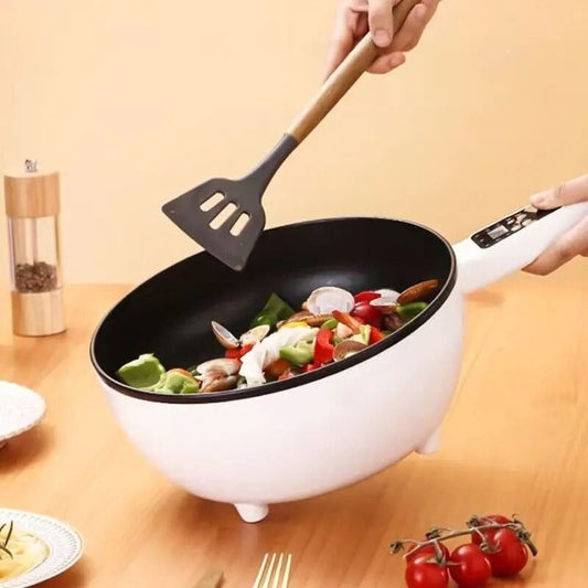 Tigaie Electrică Inteligentă Multifuncțională 3L/4L, 26/30 cm – Plită Digitală Antiaderentă, pentru Gătit Rapid și Sănătos fără Aragaz