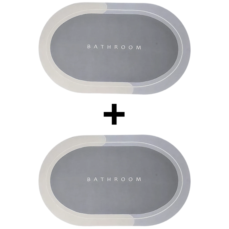 1 + 1 Promo – Covoras De Baie Super Absorbant | Anti-Alunecare | Uscare Rapida | Material Moale