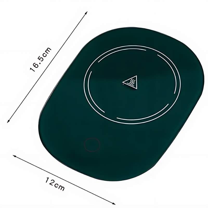 Cana Ceramica Cu Incalzitor Electric  | 400 ml | Cu Capac Si Plita De Incalzire | Functie Auto-Off |