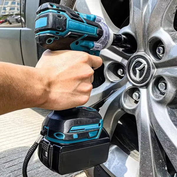 Cheie De Impact WERSTIL | Masina De Insurubat 550Nm | 43 Accesorii Incluse | 2 Acumulatori 48V Li-Ion | Valiza Transport