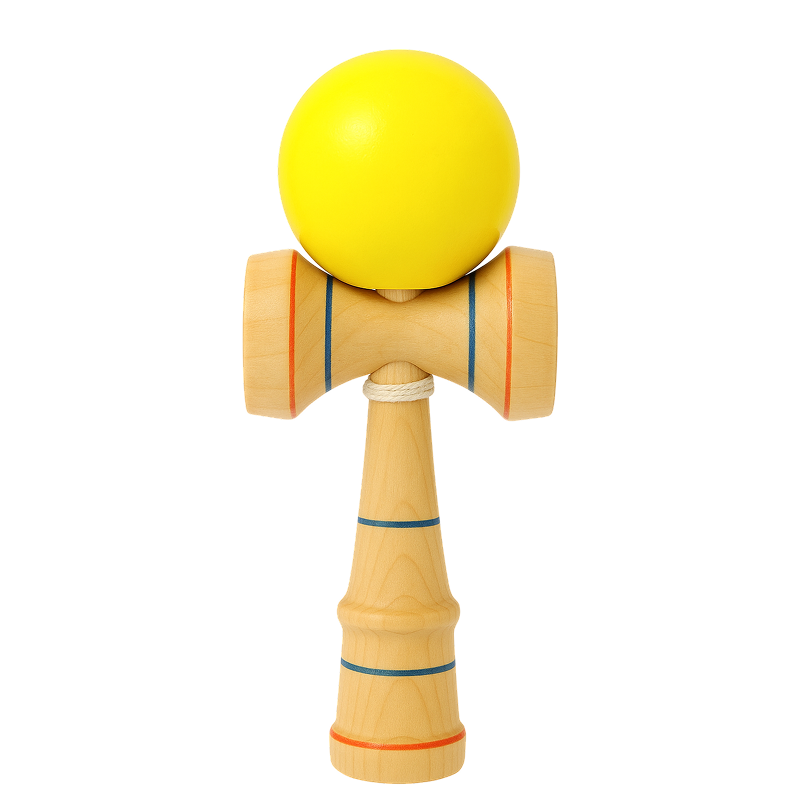 1+1 Promotie | Kendama Lemn 17 cm | Culori Diverse | Jucarie Clasica Copii si Adulti