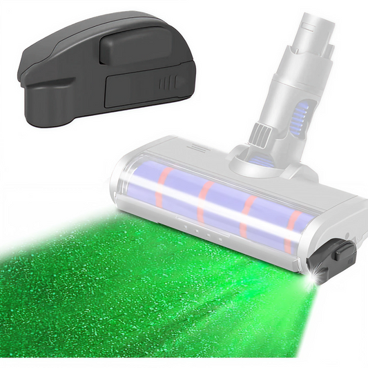 Lampa LED (LASER) Pentru Detectarea Prafului La Aspirator Universala | Lumina Verde HD | Afisaj Praf Microscopic | Accesoriu Curatare Eficienta
