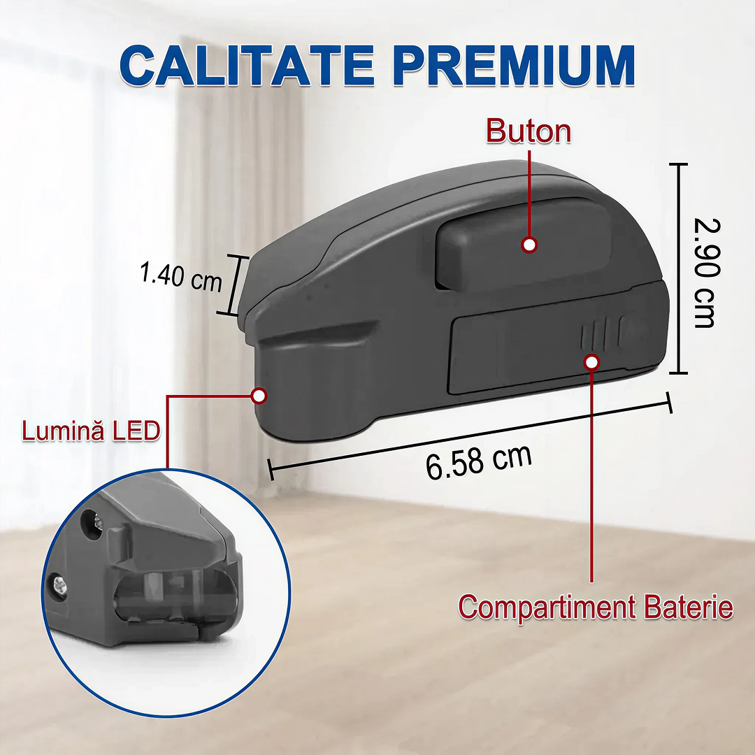 Lampa LED (LASER) Pentru Detectarea Prafului La Aspirator Universala | Lumina Verde HD | Afisaj Praf Microscopic | Accesoriu Curatare Eficienta