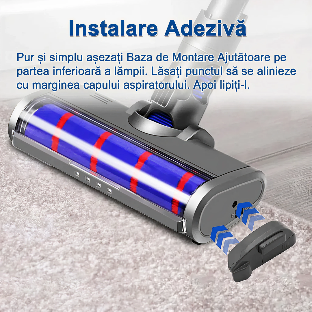 Lampa LED (LASER) Pentru Detectarea Prafului La Aspirator Universala | Lumina Verde HD | Afisaj Praf Microscopic | Accesoriu Curatare Eficienta