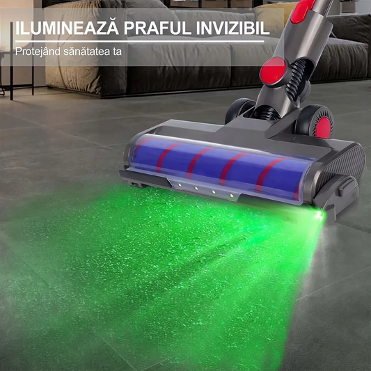 Lampa LED (LASER) Pentru Detectarea Prafului La Aspirator Universala | Lumina Verde HD | Afisaj Praf Microscopic | Accesoriu Curatare Eficienta