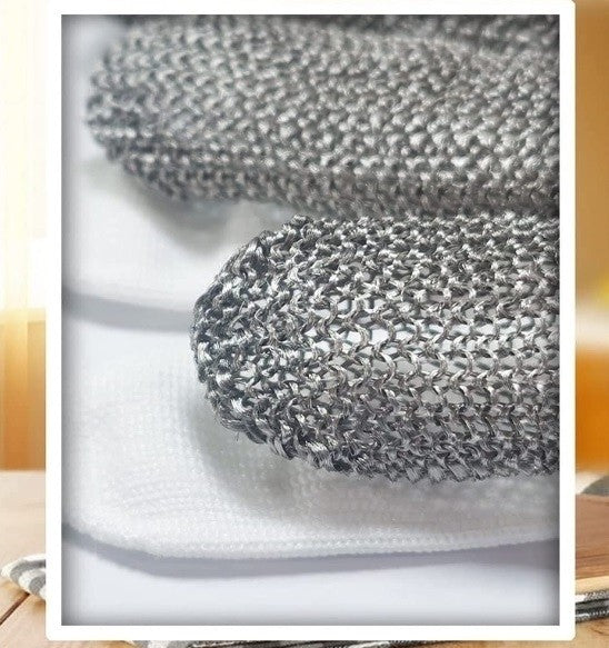 Manusa Protectie Anti Taiere Din Plasa Otel Inoxidabil | Profesionala Pentru Bucatarie Si Macelarie