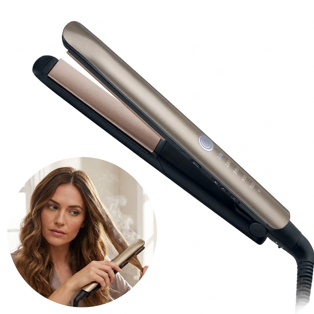 Placa Indreptare Par cu Keratina | Styling Usor | Placi Ceramice | Protectie Termica