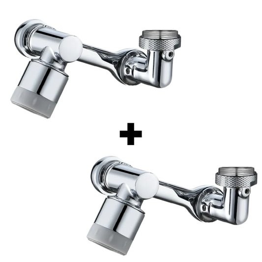 1+1 Gratuit | Extensie Robinet Rotativă 360° | Economie Apă | Duș și Jet Normal | Plastic Durabil