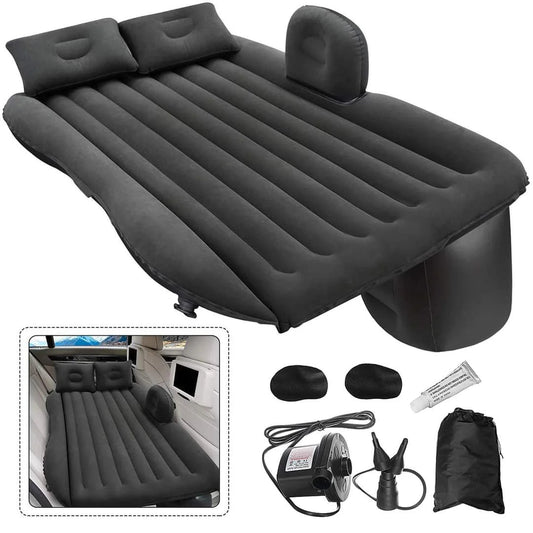 Saltea Auto Gonflabila Couch Air | Cu Pompa 12V Inclusa | 86 x 40 x 135 cm | 2 Perne + Husa Transport