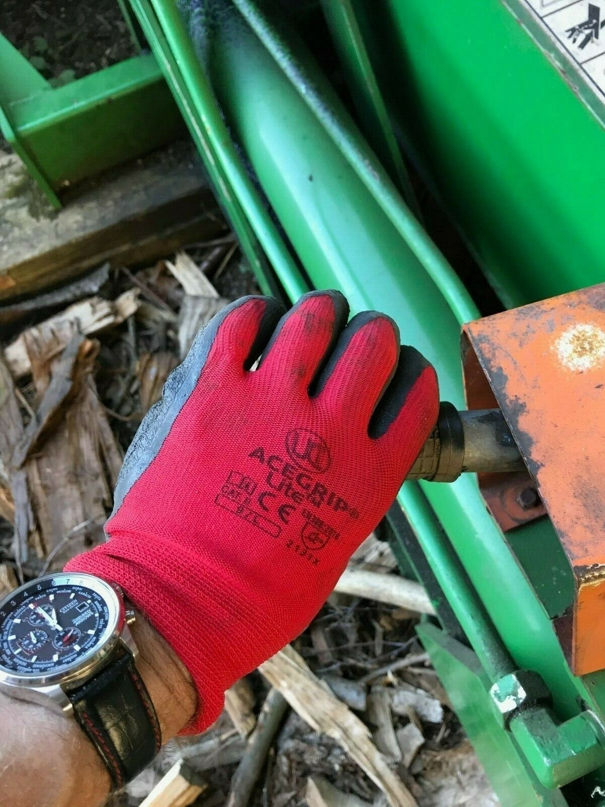 Set 12 Manusi de Protectie Acoperite cu Latex – Marimea 10, Rezistente & Confortabile