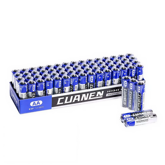 Set 60 Baterii AA R6 1.5V | Super Heavy Duty | Pentru Dispozitive Casnice Si Electronice