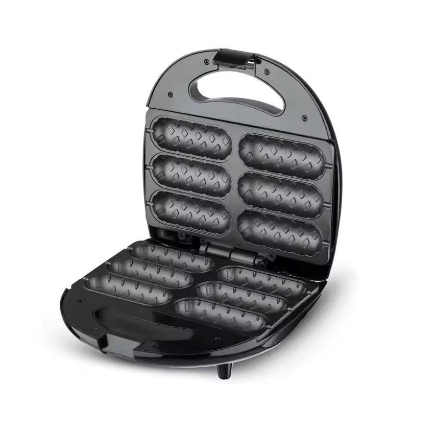 Aparat pentru Corn Dogs RAF R.803, 850W, 6 Forme Antiaderente, pentru Mic Dejun și Gustări