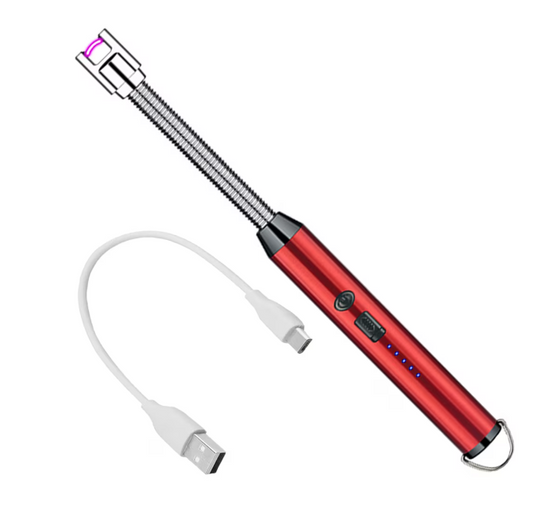 Bricheta reincarcabila cu cablu USB, aprindere arc electric pentru aprinderea focului la aragaz, semineu, lumanari, gratar