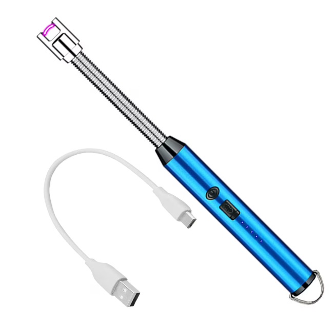 Bricheta reincarcabila cu cablu USB, aprindere arc electric pentru aprinderea focului la aragaz, semineu, lumanari, gratar