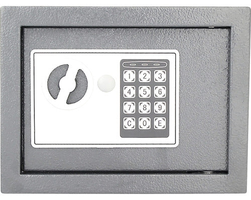 Seif Electronic de Mobilier cu Cod, 6 Litri, 2 Bolțuri 16 mm, Blindaj Antiincendiu