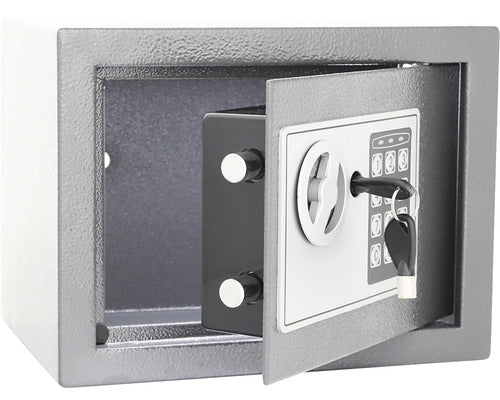 Seif Electronic de Mobilier cu Cod, 6 Litri, 2 Bolțuri 16 mm, Blindaj Antiincendiu