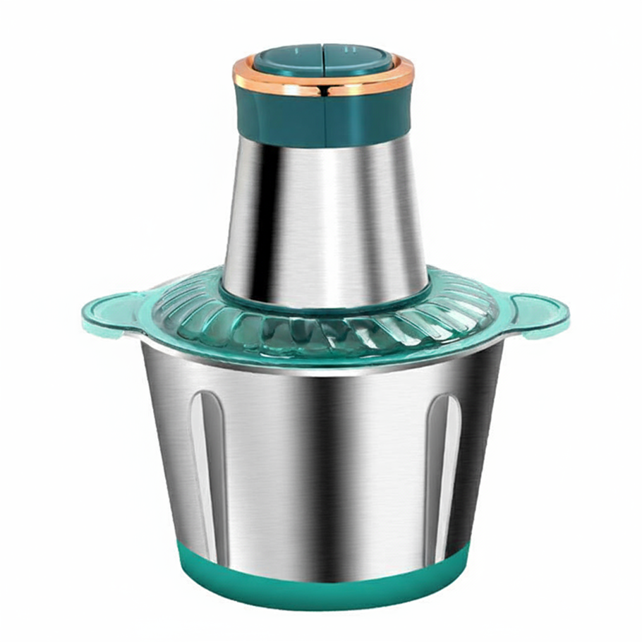 Tocator Electric Multifunctional 850W | 4 Lame Din Otel Inoxidabil, Bol Inox 2L, 2 Viteze