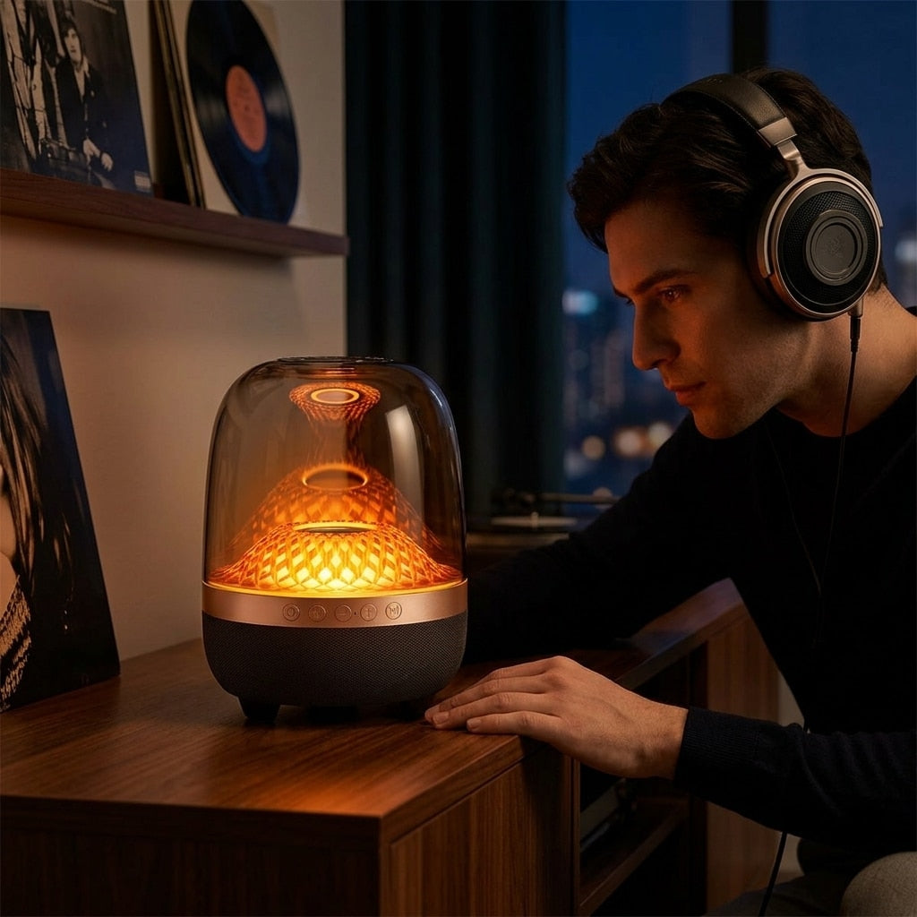 Boxă Bluetooth portabilă BTS-2447 cu Radio FM și lumini LED RGB