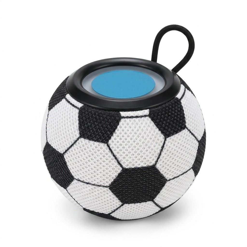 Boxă Portabilă Bluetooth 5.3 în formă de minge de fotbal, cu LED RGB
