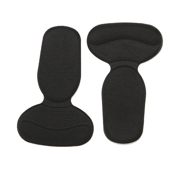 Set 2 branturi cu pernite, pentru pantofi, protectie calcai, Bej / Negru