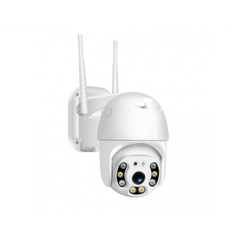 Cameră de Supraveghere PTZ WiFi 2MP cu Iluminare LED Automată, IR, Audio și Detecție Umană