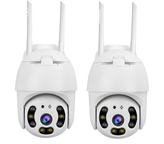 1 + 1 PROMO - Camera Supraveghere IP PTZ ,Wireless, 355°, 1080p, LED+IR, Exterior, ONVIF, NVR, Senzor Miscare, Microfon