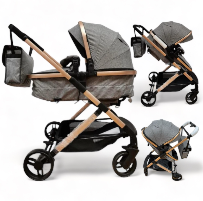 Carucior copii 2 in 1, transformabil si reversibil