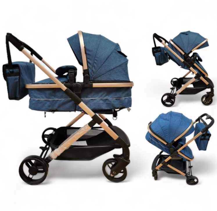 Carucior copii 2 in 1, transformabil si reversibil