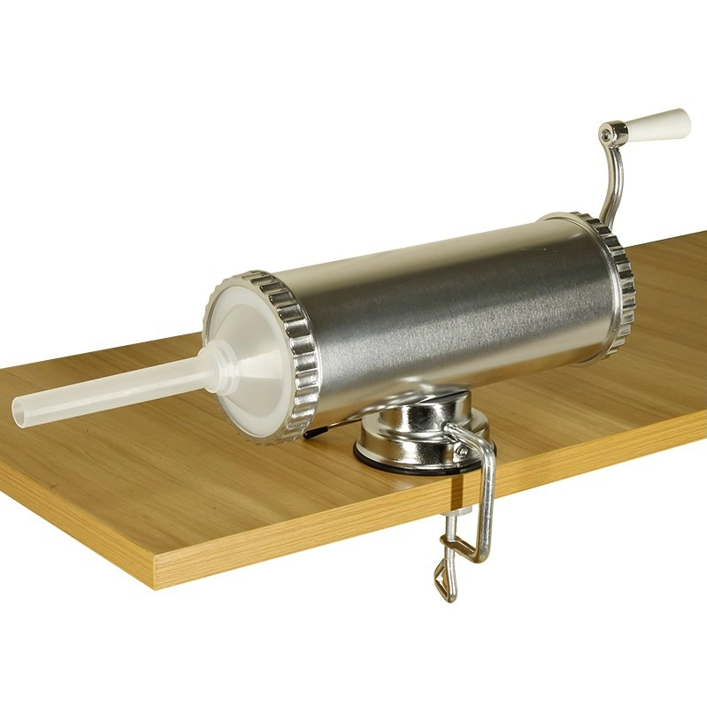 Mașină Manuală de Umplut Cârnați 1,5 kg cu 3 Pâlnii + Aparat de Rulat Sarmale Cadou