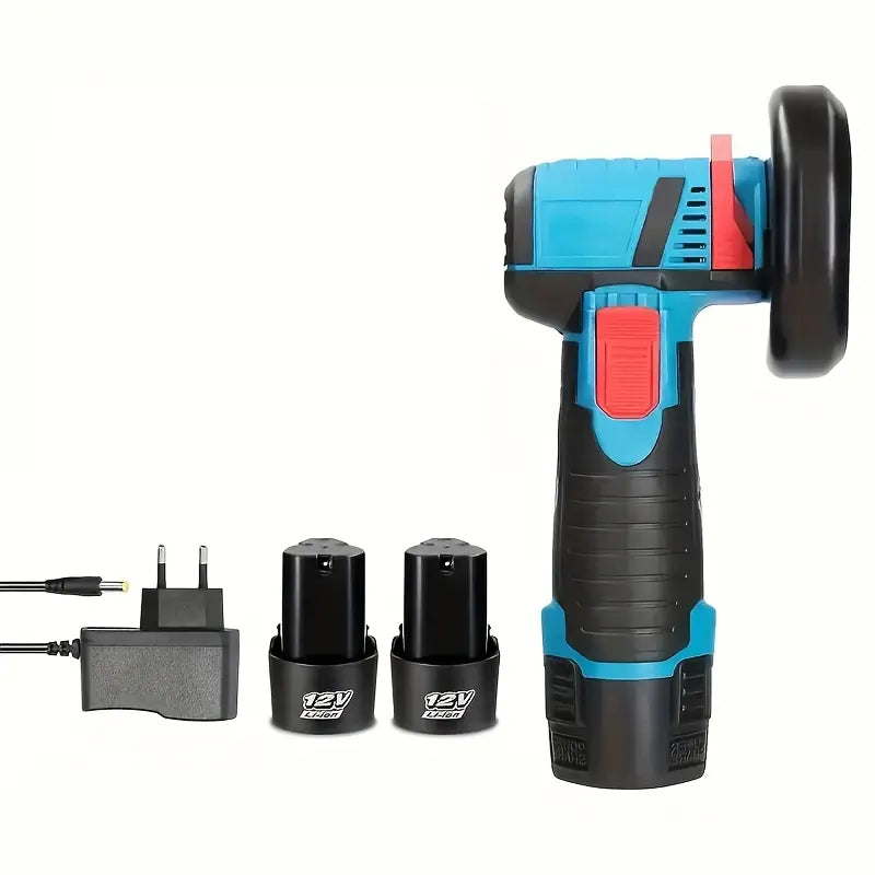 Mini Polizor Unghiular Portabil | 48V, 2 Acumulatori, 2 Discuri Incluse