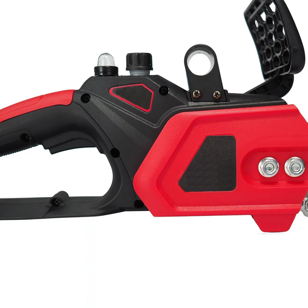 Drujbă cu Acumulator 48V, Lamă 30 cm, 2 Acumulatori, Lanț din Oțel Carbon, cu Valiză