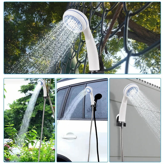 Duș Portabil de Camping Werstil cu Robinet Încorporat, Pentru interior/exterior