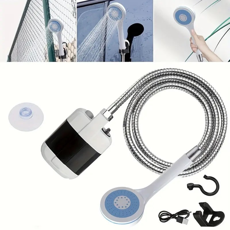 Duș Portabil de Camping Werstil cu Robinet Încorporat, Pentru interior/exterior