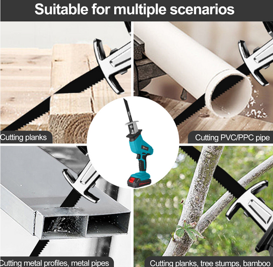 Fierastrau Alternativ Werstil cu Acumulator 48V | 2 Acumulatori, Pânze Incluse