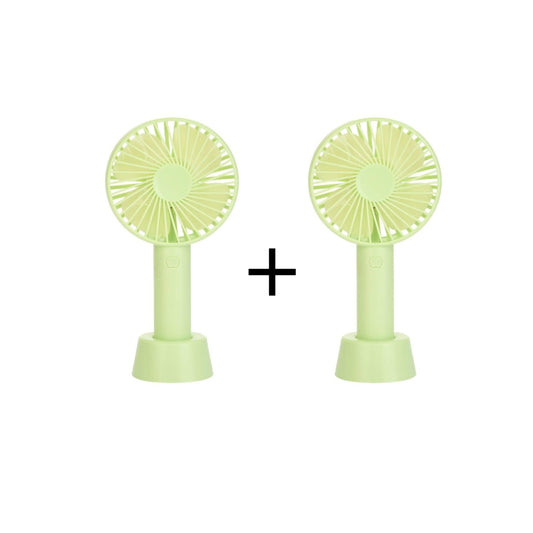 PROMO 1+1 GRATIS – Mini Ventilator Portabil cu Acumulator, Încărcare USB, 3 Trepte de Viteză, Autonomie 6 Ore