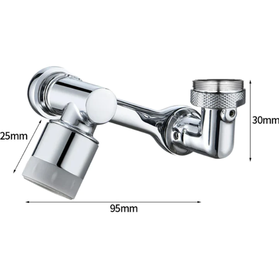 1+1 Gratuit | Extensie Robinet Rotativă 360° | Economie Apă | Duș și Jet Normal | Plastic Durabil