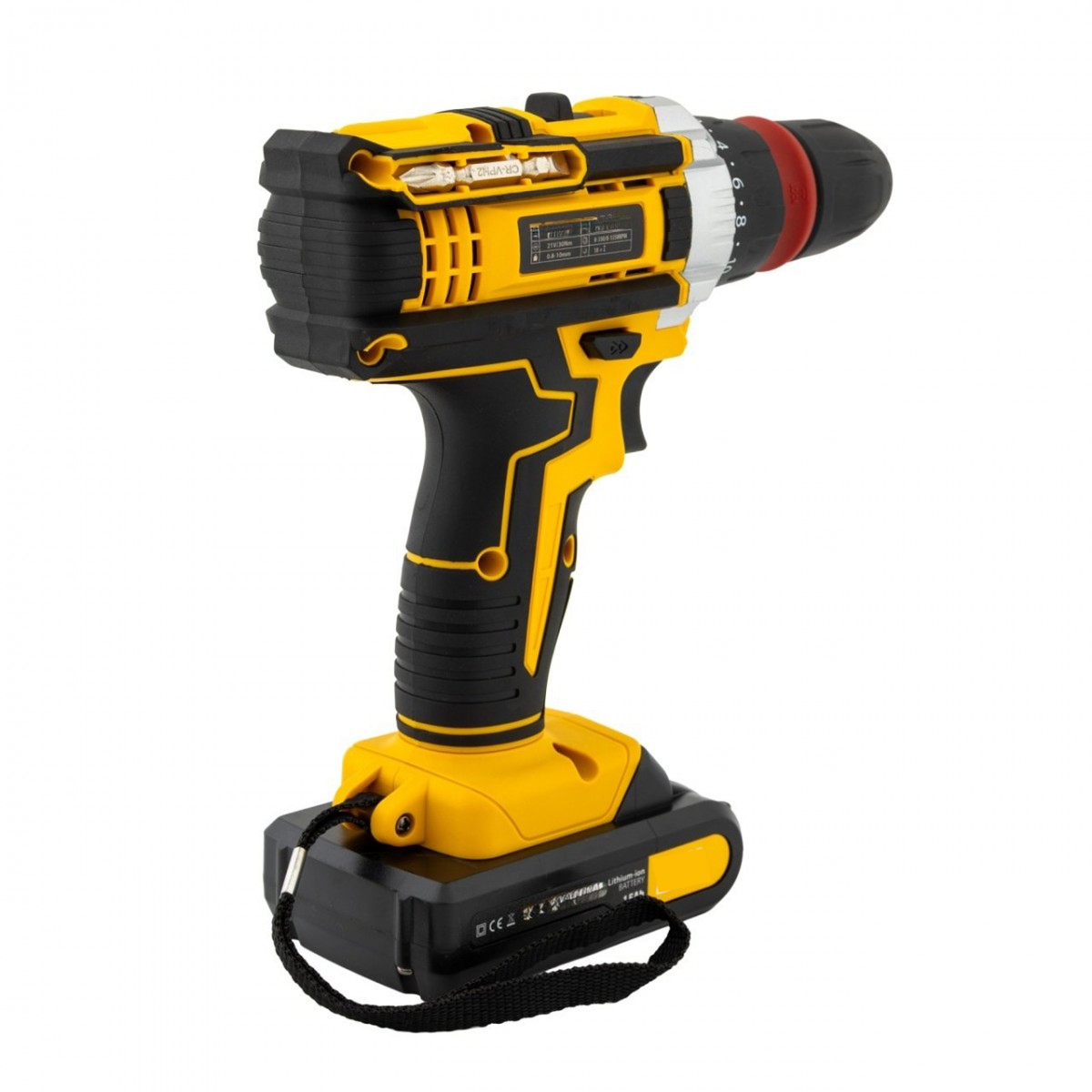 Masina de Gaurit si Insurubat cu Acumulator | 2 Acumulatori 48V | Motor Brushless | 30 Nm | 1350 RPM | Set Biti si Accesorii