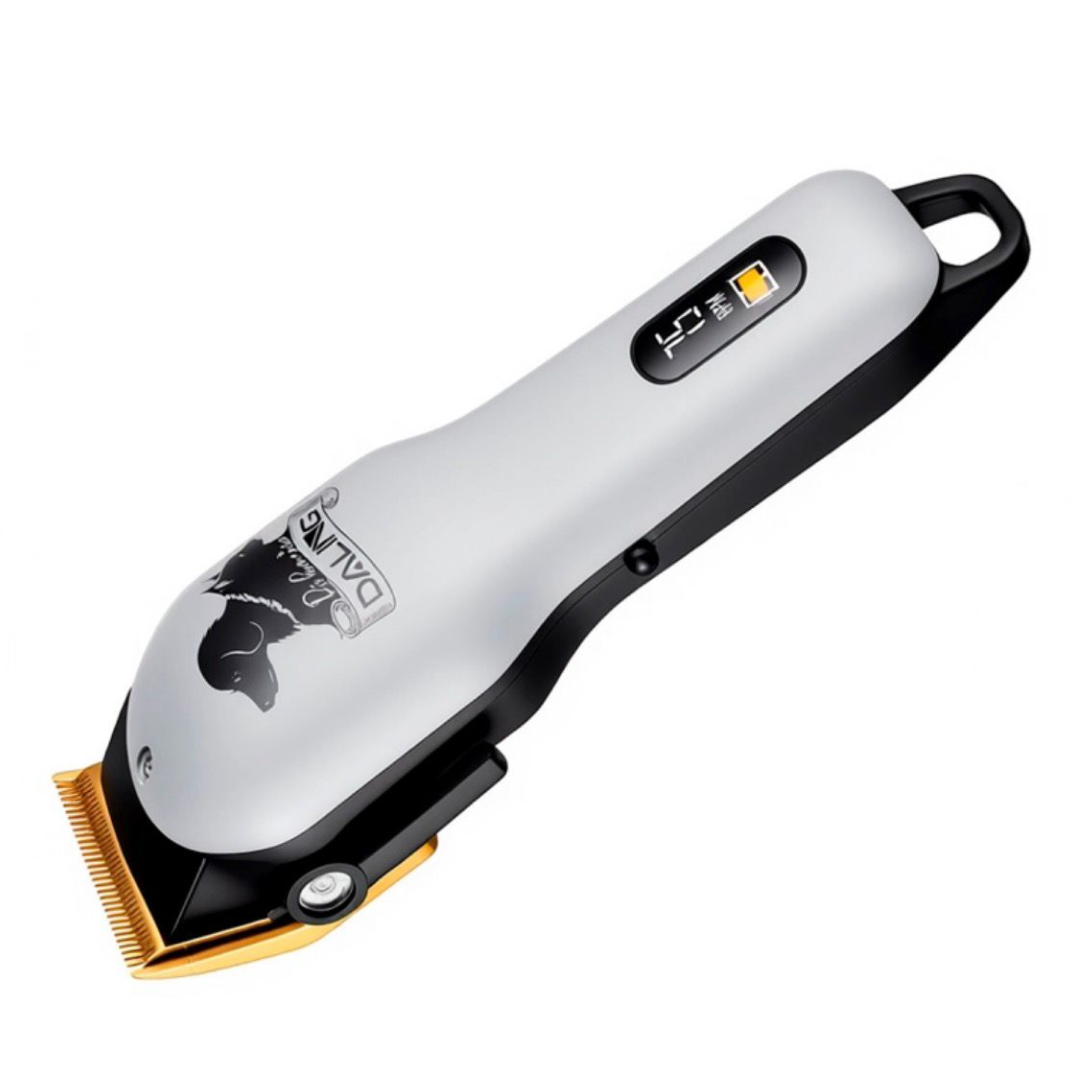 Masina De Tuns Animale Profesionala Fara Fir | 7500 RPM | 240 Minute Autonomie | Display Digital | 4 Capete + Accesorii Complete