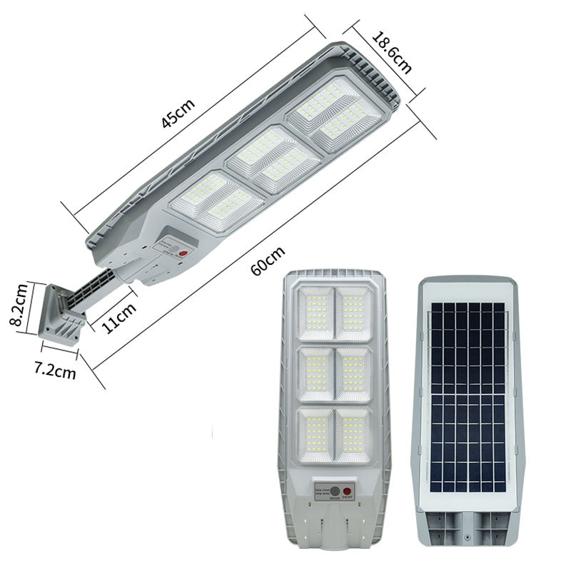 Lampă Solară LED 150W cu 108 LED-uri, Senzor de Mișcare, Panou Monocristalin și Telecomandă