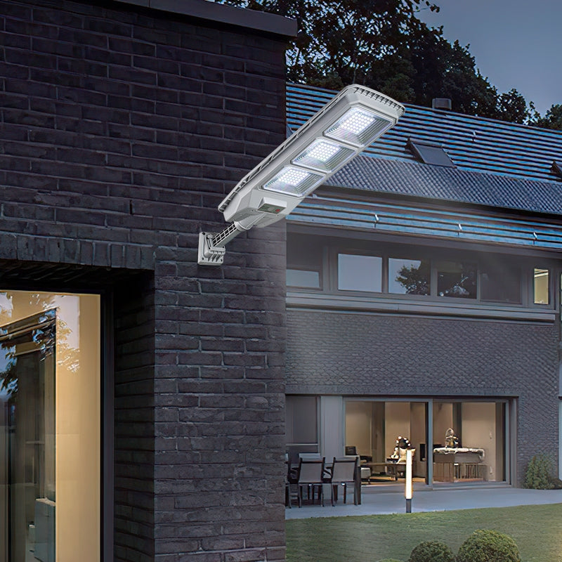 Lampă Solară LED 150W cu 108 LED-uri, Senzor de Mișcare, Panou Monocristalin și Telecomandă