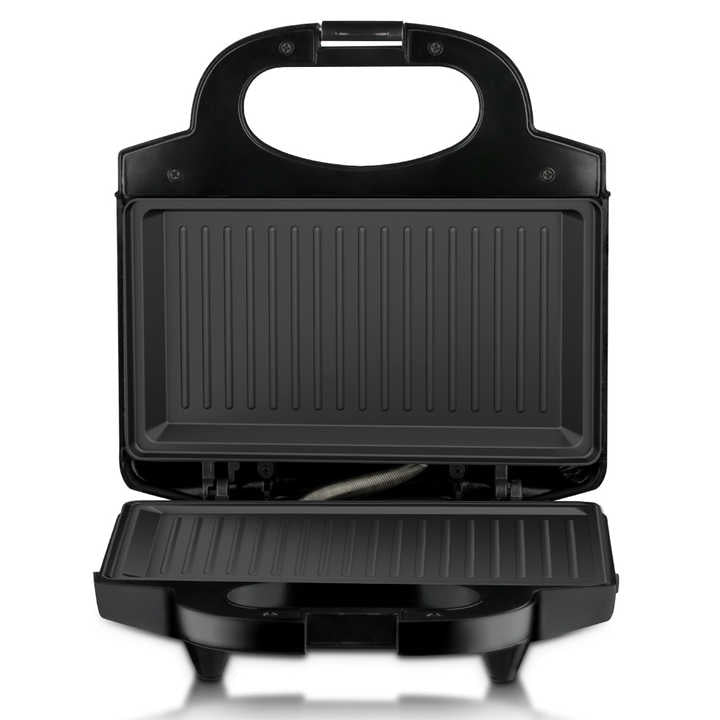 Sandwich Maker și Grill 2 în 1 RAF R.547T, 850W, cu Plăci Antiaderente, Negru