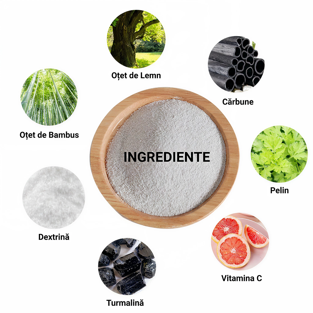 Plasture Kinoki Detox | Ingrediente Naturale din Plante si Minerale | Aplicare pe Talpi | Utilizare Nocturna | Bunastare Generala