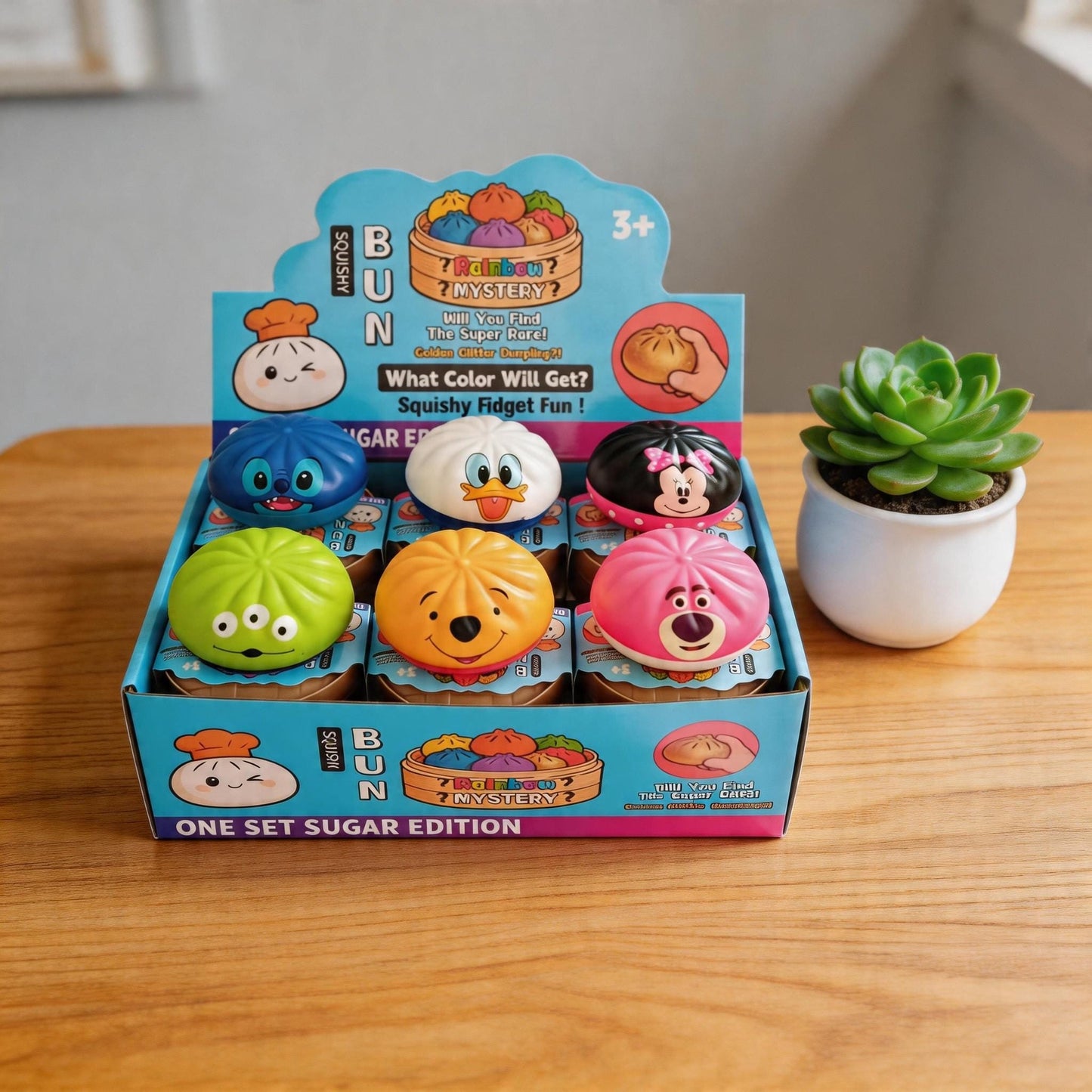 Jucarie squishy Anti-Stres | 6 Personaje Disney | Copii 3+