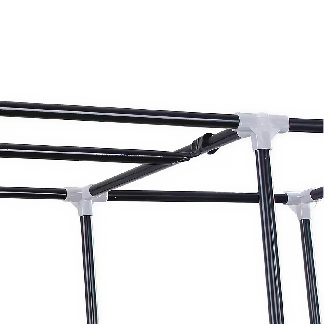 Dulap Textil | Organizator Haine Cu Fermoar | Poliester Impermeabil | 90x45x170 cm